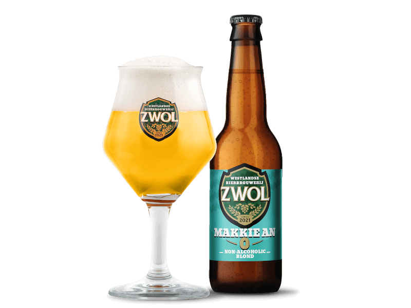 ZWOL Makkie An Flesje en Glas